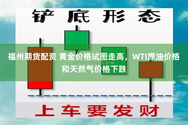 福州期货配资 黄金价格试图走高，WTI原油价格和天然气价格下跌