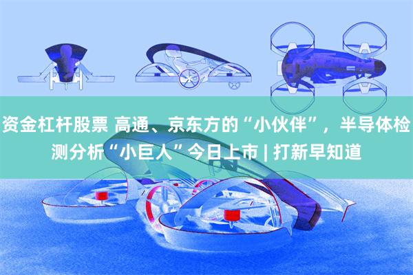 资金杠杆股票 高通、京东方的“小伙伴”，半导体检测分析“小巨人”今日上市 | 打新早知道